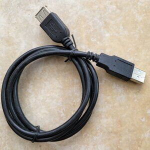 USB Extension Cable, Black
